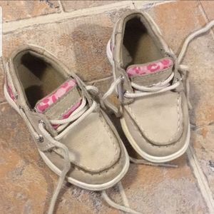 Sperry loafer shoes size baby girl 5